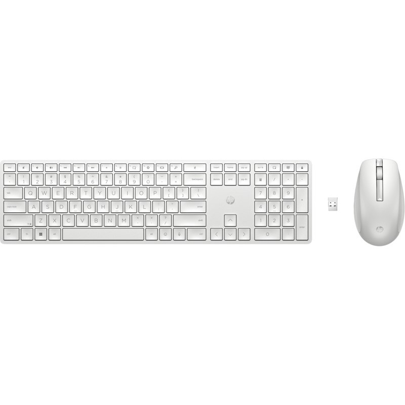 HP Комплект клавіатура та миша 650, WL, EN/UK, білий