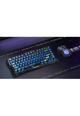 GravaStar Миша Mercury M2, BT/WL/USB-A, RGB, чорно-прозорий