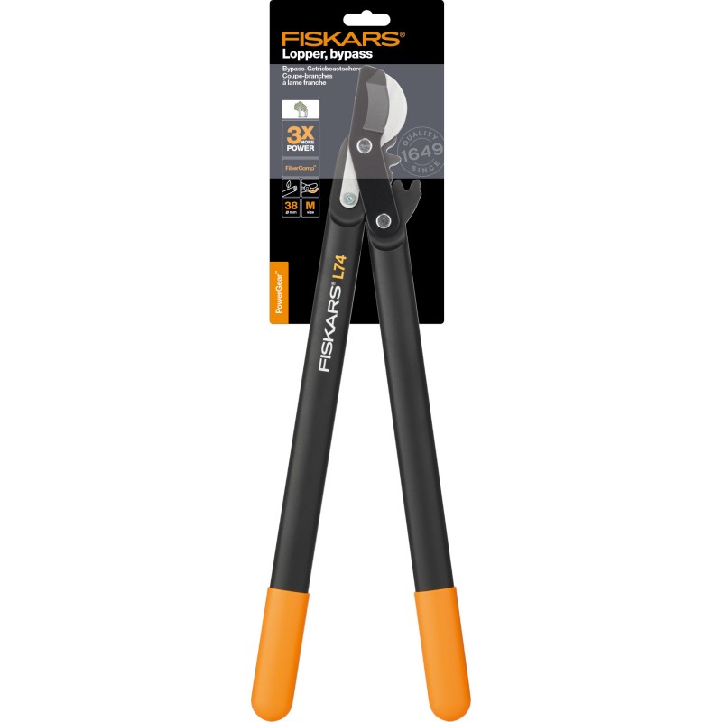 Fiskars Гілкоріз площинний посилений PowerGear M L74