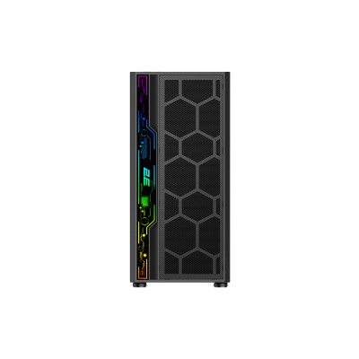 2E Gaming Корпус Spero G2052 без БЖ 2xUSB3.0, 1xUSB2.0, 1x120мм ARGB, 2x120мм, VGA 345мм, LCS ready, TG Side Panel, ATX, чорний