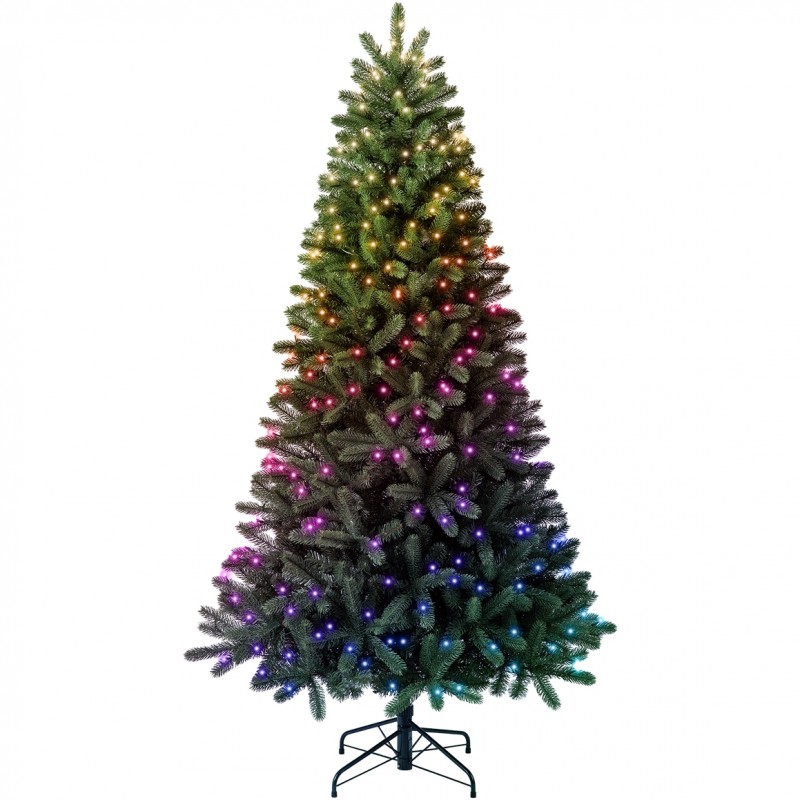 Twinkly Гірлянда Smart LED Twinkly tree Strings RGB 500 налаштована на 2.1м ялинці