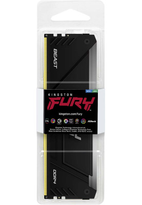 Kingston Пам'ять ПК Kingston DDR4 16GB 3600 FURY Beast RGB