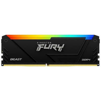 Kingston Пам'ять ПК Kingston DDR4 16GB 3200 FURY Beast RGB