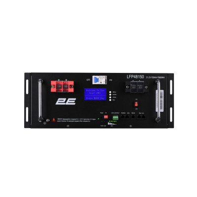 2E Акумуляторна батарея LFP48, 48В, 150А•год, 19" LCD 16S