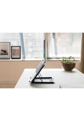 Digitus Підставка для ноутбука Mobile laptop stand, до 15'', чорна