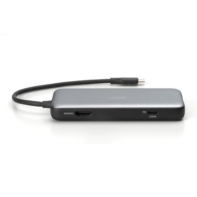 Digitus Док-станція USB-C > HDMI/2xUSB-A/USB-C/SD/MicroSD/RJ54