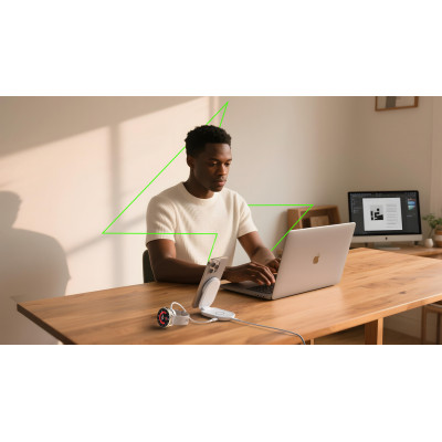 Belkin Зарядне бездротовий пристрій Belkin UltraCharge 2-in-1 Foldable Magnetic Charging 25Вт, білий Belkin Зарядне бездротовий пристрій Belkin UltraCharge 2-in-1 Foldable Magnetic Charging 25Вт, білий
