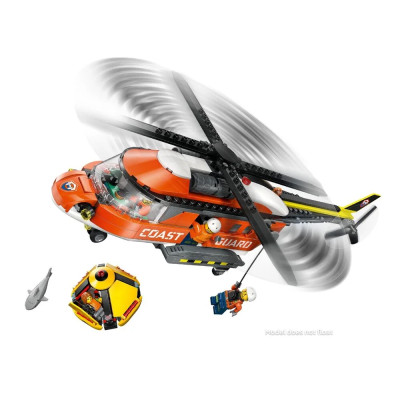 LEGO Конструктор LEGO City Рятувальний катер і гелікоптер берегової охорони LEGO Конструктор LEGO City Рятувальний катер і гелікоптер берегової охорони