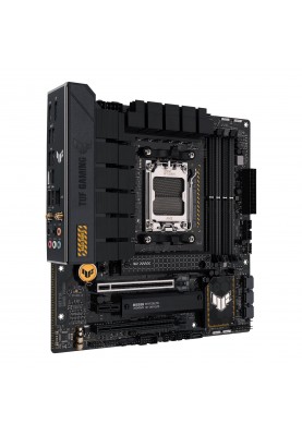 ASUS Материнcька плата TUF GAMING B650M-E WIFI sAM5 B650 4xDDR5 M.2 HDMI DP Wi-Fi BT mATX