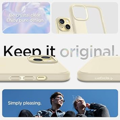 Spigen Чохол для Apple iPhone 15 Plus Ultra Hybrid Mute, Beige