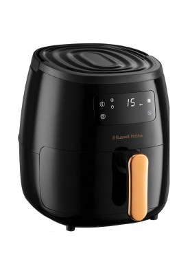 Russell Hobbs Мультипіч SatisFry Air Large, 1650Вт, чаша-5л, сенсорне керув., алюміній/пластик, чорно-мідний