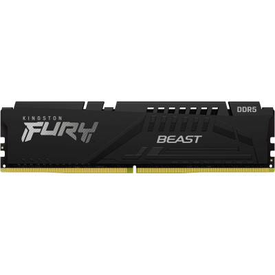 Kingston Пам'ять до ПК DDR5 6000 32GB KIT (16GBx2) FURY Beast Black