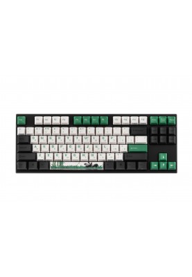 Varmilo Клавіатура механічна VEA87 Panda R2 87Key, Cherry Mx Blue, USB-A, EN/UKR, White Led, Зелений