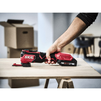 Skil Багатофункціональний інструмент акумуляторний реноватор 3622 CA 20В 11000-17000об·хв кут коливань 3.6° 0.78кг без АКБ і ЗУ