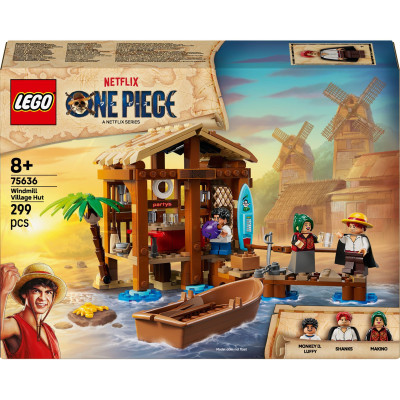 LEGO Конструктор LEGO ONE PIECE Хата у Селищі Вітряків
