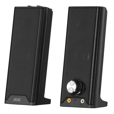 2E Акустична система PCS203, 2.0, USB, Metal Black