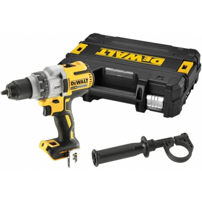 DeWALT Шурупокрут-дриль акумуляторний XR Li-Ion 18В 95Нм 450-2000об/хв кейс, ЗП 1.5кг без АКБ та ЗП