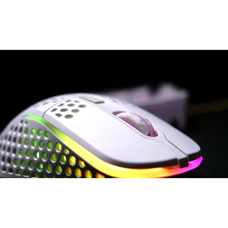 Cherry Xtrfy Миша ігрова M4 RGB USB White