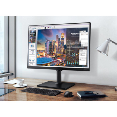 Samsung Монітор 24` F24T450F HDMI, DP, Audio, IPS, 75Hz, Pivot