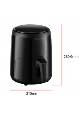 Russell Hobbs Мультипіч SatisFry Air Small, 1100Вт, чаша-1.8л, сенсорне керув., алюміній/пластик,чорний