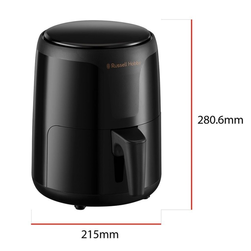 Russell Hobbs Мультипіч SatisFry Air Small, 1100Вт, чаша-1.8л, сенсорне керув., алюміній/пластик,чорний