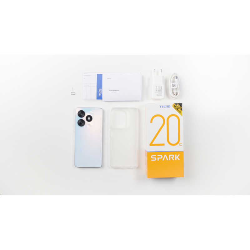 TECNO Смартфон Spark 20C (BG7n) 6.56" 8/128ГБ, 2SIM, 5000мА·год, Magic Skin Green