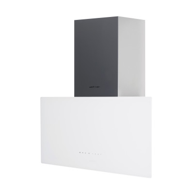 Cata & Can Витяжка нахила Roca, 80см, 1400м.куб/рік, Greco 80 wh, білий