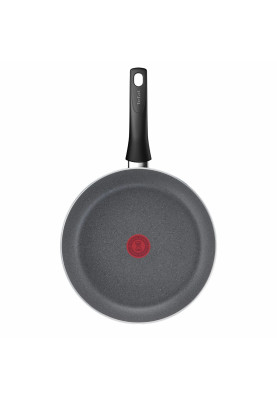 Tefal Сковорода Hard Stone, 26см, алюміній, бакеліт, сірий