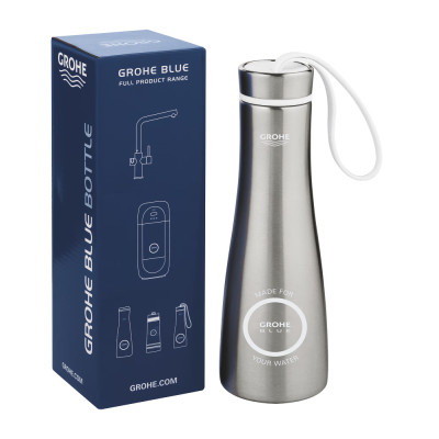 Grohe Пляшка для питної води Blue, нержавіюча сталь Grohe Пляшка для питної води Blue, нержавіюча сталь