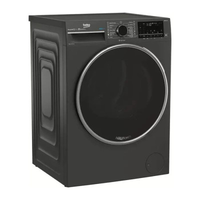 Beko Пральна машина фронтальна, 8кг, 1400, A, 55см, дисплей, пара, інвертор, графіт