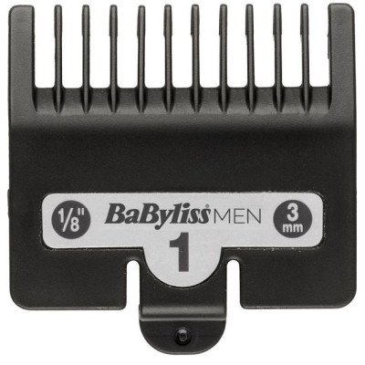 BaByliss Машинка для стриження, мережа+акум., вібраційний мотор, насадок-10, кейс, чохол, гребінець у компл., сталь, сірий