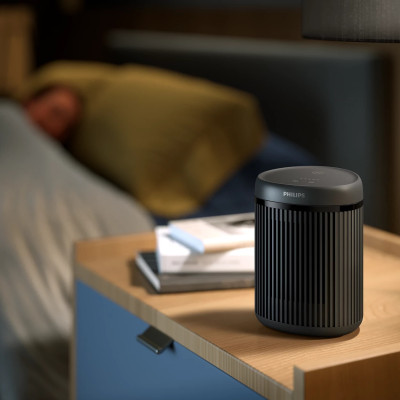 Philips Тепловентилятор Series 2000, 15м2, 1500Вт, електр. упр-ня, кераміч.нагрів.елемент, темно-сірий