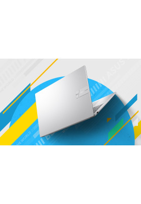 ASUS Ноутбук Vivobook 15 X1504ZA-BQ605 15.6" FHD IPS, Intel i3-1215U, 16GB, F512GB, UMA, NoOS, Сріблястий
