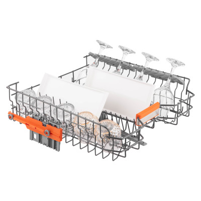 ARDESTO Посудомийна машина, 15компл., А+++, 60см, дисплей, 3й кошик, гігієн.обробка, білий