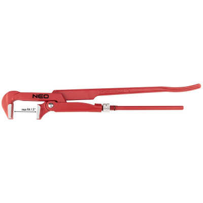 Neo Tools Ключ трубний, 90°, робочий діапазон 0-38мм, 420мм