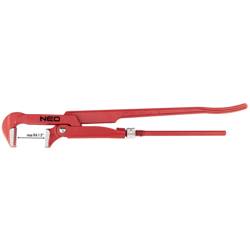 Neo Tools Ключ трубний, 90°, робочий діапазон 0-38мм, 420мм