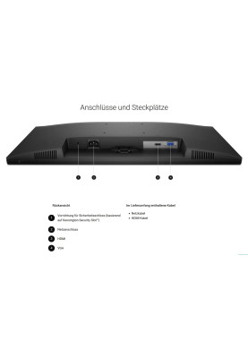 Dell Монітор 23.8" SE2425HM D-Sub, HDMI, IPS, 100Hz