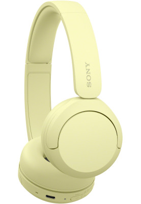Sony Навушники On-ear WH-CH520 BT 5.2, SBC, AAC, Wireless, Mic, Жовтий