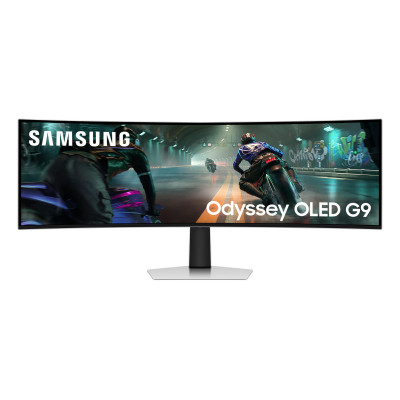 Samsung Монітор 48.7" Odyssey G9 49DG910 HDMI, DP, USB, USB-C, OLED, 5120x1440, 32:9, 144Hz, 0.3ms, CURVED
