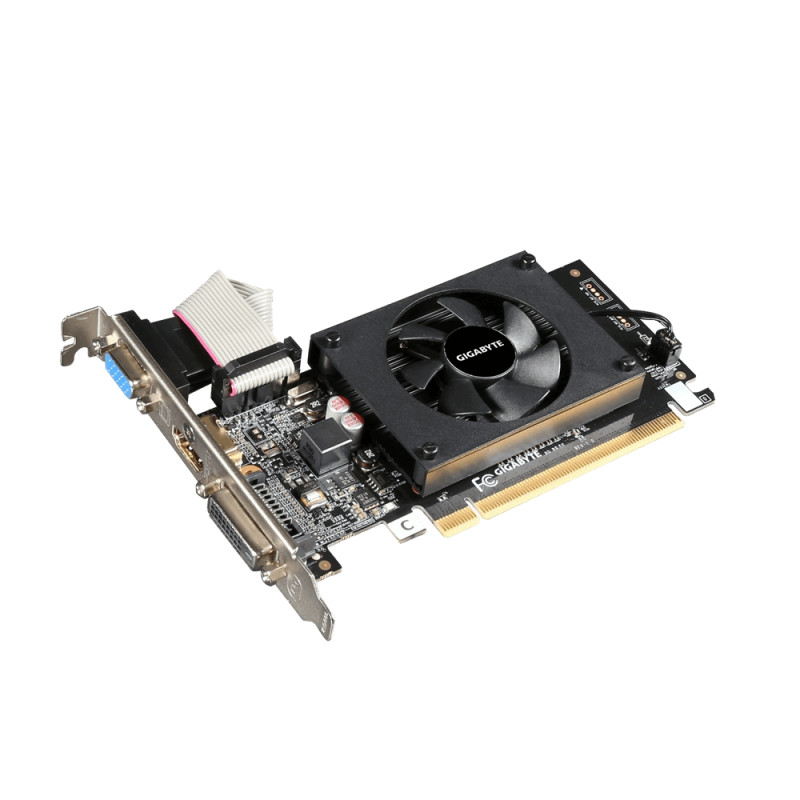 Gigabyte Вiдеокарта GeForce GT710 2GB DDR3 64bit HDMI-DVI-VGA low profile