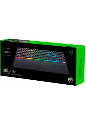 Razer Клавіатура Ornata V3 RGB 104key Mecha-Membrane Switch USB RU Black