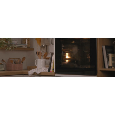 Gorenje Духова шафа електрична, 77л, A, пара, дисплей, макс.темпер.-300, білий
