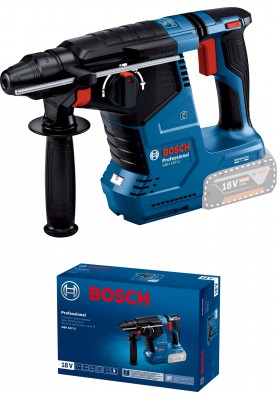 Bosch Перфоратор GBH 187-LI Professional акумуляторний, 18 В, SDS-Plus, 2.4 Дж, 980 об/хв, 2.9 кг, без АКБ та ЗП