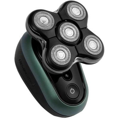 Remington Бритва електр. роторна RX7 ULTIMATE, бритв.головок-5, Li-Ion, сух.+волог., тример, чорно-зелений