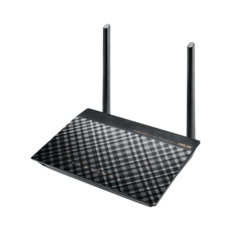 ASUS Маршрутизатор ADSL DSL-N16 N300, ADSL2+, 4xGE LAN, 1xRJ11 WAN