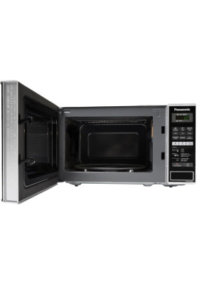 Panasonic Мікрохвильова піч, 20л, 800Вт, гриль, дисплей, нерж