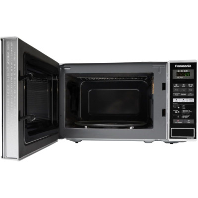 Panasonic Мікрохвильова піч, 20л, 800Вт, гриль, дисплей, нерж