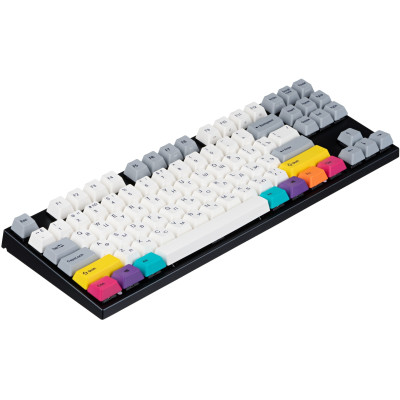 Varmilo Клавіатура механічна APT87 CMYK, C-TK Brown, WL/USB-A, White Led