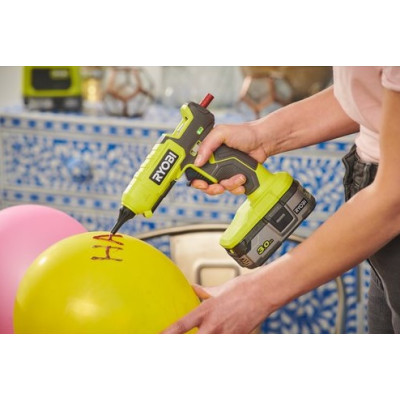 Ryobi Пістолет клейовий RGL18-0 акумуляторний ONE+,18В, стрижні 11/12 мм