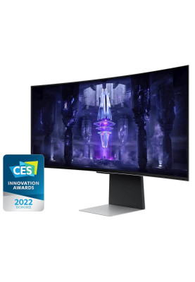 Samsung Монітор 34" Odyssey OLED G8 G85SB microHDMI, miniDP, USB-C, VA, 3440x1440, 21:9, 175Hz, 0.03ms, CURVED